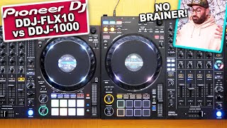 Pioneer DJ DDJFLX10 vs DDJ1000 comparison  Whats the difference TheRatcave [upl. by Nell217]