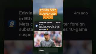 METS CLOSER EDWIN DIAZ SUSPENDED [upl. by Walling]