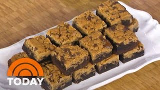 How To Make ‘Brookies’ Brownies Plus Cookies Using Box Mixes  TODAY [upl. by Lianna]