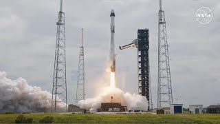 SpaceX launches Crew9 astronauts to space station  Broadcast [upl. by Llertnek213]