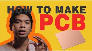 HOMEMADE ENGINEERING PCB Making tutorial Gumawa ng Printed Circuit Board sa Bahay [upl. by Nyleahs]