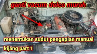 cara menentukan sudut pengapian mobil manual [upl. by Lysander]