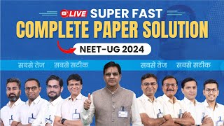 NEET 2024 Paper Solution and Answer key  Live Paper Analysis amp Discussion By BM sir  ALLENNEET [upl. by Analla]