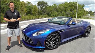 Is the 2024 Aston Martin DB12 Volante the KING of luxury supercars [upl. by Eissed864]