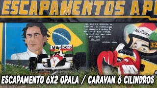 FIZEMOS UM ESCAPAMENTO NOVO 6X2 PARA A CARAVAN [upl. by Mandy12]