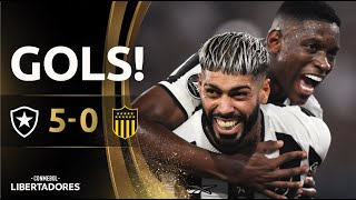 GOLS  BOTAFOGO X PEÑAROL  SEMIFINAL  CONMEBOL LIBERTADORES 2024 [upl. by Akihdar692]