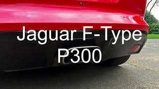 Jaguar F Type P300 exhaust sound 2018 [upl. by Adev]