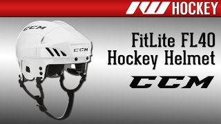 CCM FitLite FL40 Helmet Review [upl. by Elyk]