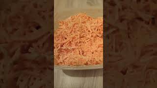 Салат из моркови Burkānu salāti Carrot salad food [upl. by Ahsilet]