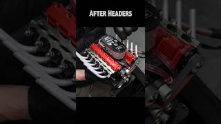 Mini V12 Engine Sounds insane with and without Headers [upl. by Esorrebma]