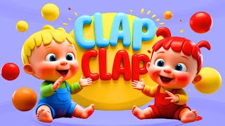 Two little hands clap clap  ZubiDubiKids Nursery Rhymes amp Songs for Kids ZubiDubiKids [upl. by Eardnaed]