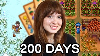 I played 200 days in Stardew Valley [upl. by Deragon588]