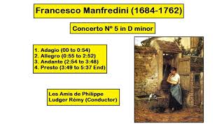 Francesco Manfredini 16841762  Concerto Nº 5 in D minor [upl. by Hilten]