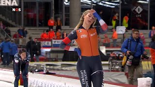 Jutta Leerdam World Championship Sprint 2024 [upl. by Eceirehs602]