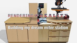 Miter Saw Station Build for Bosch GCM12SD [upl. by Annua986]