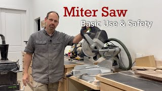 The Miter Saw  Basic Use and Safety [upl. by Annaicul]