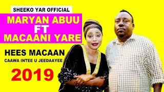 MARYAN ABUU  Caawa Intee U Jedaayee  MACAANI  Hees Cusub 2019 Official Video [upl. by Lamok]