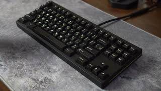 Keycult No1 Rev2 Sound Test  Cherry MX Black Nixies 2023 Switches [upl. by Webb]