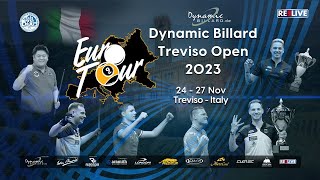 Milan Bugarski Vs Maks Benko EuroTour Day 1 Dynamic Billard Treviso Open 2023 [upl. by Dauf649]