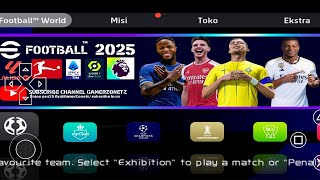 Rilis Terbaru  eFootball pes 2025 ppsspp Update Real Face kits Latest Transfer amp Camera ps5 HD [upl. by Fanechka]