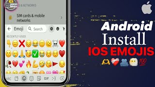 iOS 164 Emojis on Android Devices  How to Get iPhone Emojis On Android⚡ [upl. by Trisha]