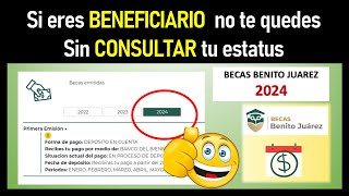 💸🤑Como consultar mi estatus de beca benito juarez 2024💸🤑CNBBBJ [upl. by Alberto]