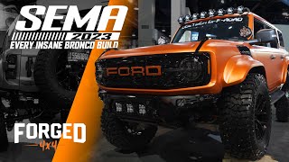 Every Custom BRONCO Build at SEMA 2023 [upl. by Mikkel]