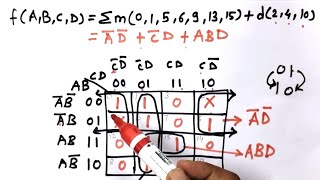 What is Kmap  4variable Kmap explained with example [upl. by Harelda]