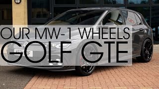 VW Golf GTE With Motech MW1 Wheels amp Eibach Springs [upl. by Adran791]