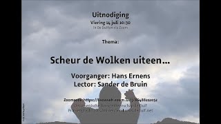 Oecumenische Basisgemeente De Duif Viering 14 juli 2024 Voorganger Hans Ernens [upl. by Voe]