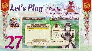 Lets Play Nelke amp The Legendary Alchemists 27 Commission Synthesis [upl. by Pru501]