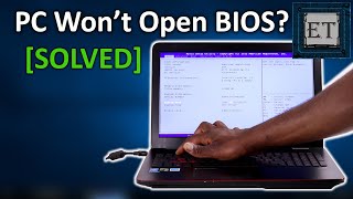 Computer Cant Enter BIOS  How to Force It [upl. by Robinia]