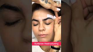 Restructuration et coloration des sourcils brows eyebrows eyebrowtutorial eyebrowsonfleek brows [upl. by Ecnaralc]