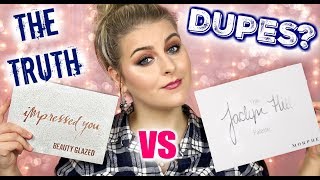 JACLYN HILL Palette vs BEAUTY GLAZED Impressed You Palette  THE TRUTH [upl. by Ginny]