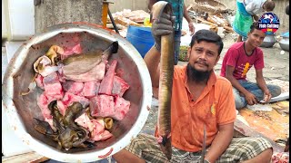 I Never Seen l How To Remove Delicious Eel Fish Skin amp Fast Cutting By Expert Cutter In Market [upl. by Eerrahs226]