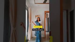 minivlog27 Meesho saree meeshohaul trending meeshoshopping subscribe minivlog sareefashion [upl. by Jemmy169]