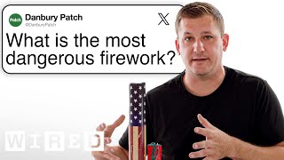 Pyrotechnician Answers Fireworks Questions From Twitter  Tech Support  WIRED [upl. by Akinar812]