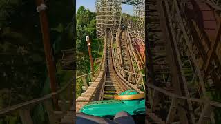 🌩️ Tonnerre 2 Zeus 🏛️ Parc Asterix rollercoaster frontrow pov [upl. by Leifeste]