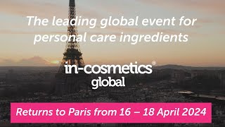 Registration for incosmetics Global 2024 is now open [upl. by Gabbey]