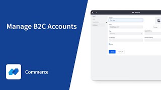 Liferay Commerce Managing B2C Accounts [upl. by Norita497]