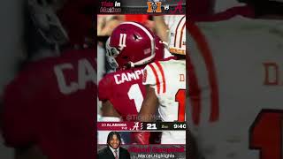 Jihaad Campbells Best Plays vs Mercer  Alabama  2024 CFB [upl. by Lashonde94]