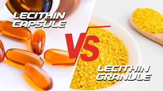 【Lecithin】Capsules VS Granules  ENG version [upl. by Donna]