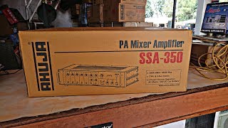 AHUJA SSA350 High Wattage PA Mixer Amplifier UNBOXING amp REVIEW [upl. by Minetta]