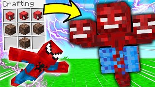 I DEFEATED SPIDERMAN WITHER In Minecraft [upl. by Capello928]