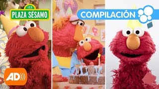 Plaza Sésamo ¡Celebremos el cumpleaños de Elmo juntos  Compilación [upl. by Doralyn]