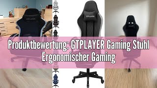 Produktbewertung GTPLAYER Gaming Stuhl Ergonomischer Gaming Sessel Schreibtischstuhl mit Stoffoberf [upl. by August]