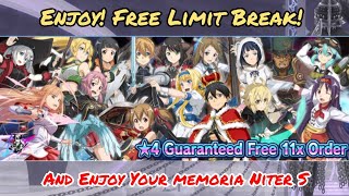 SAOIF  ★4 Guaranteed Free 11x Order to Celebrate 7th Years Anniversary Enjoy [upl. by Onahpets]