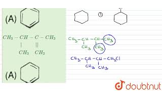 Which of the following compounds after complete hydrogenation will form three monochloro structu [upl. by Nordek]