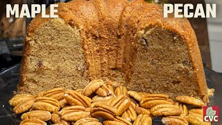 Old Fashioned Maple Pecan Pound Cake A Southern Delight [upl. by Nieberg489]