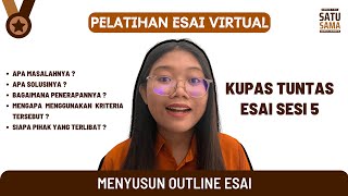 Sesi 5  Menyusun Outline Esai [upl. by Nile]